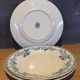 5 plates terre de fer, saint Amand & Hamage