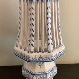 Earthenware lamp Lallier de Moustiers
