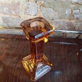 Glass candlestick