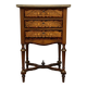 Commode travailleuse marquetée époque Napoléon III à abattant avec miroir