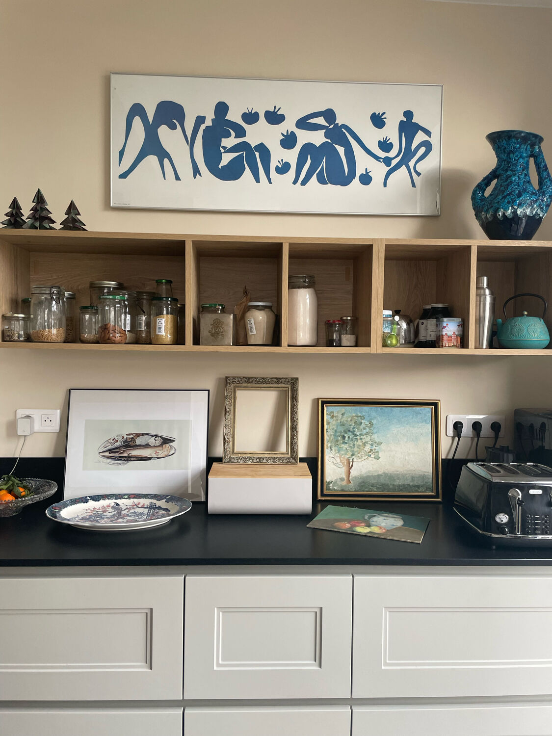 Vase bleu 80