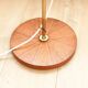Floor lamp with a swivelling arm