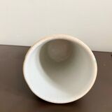 Hand-painted ceramic Fragonard vase