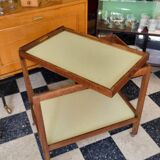 Service table wood & formica 50s