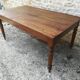 Oak farm table with two extensions