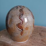 Signed flower spike vase