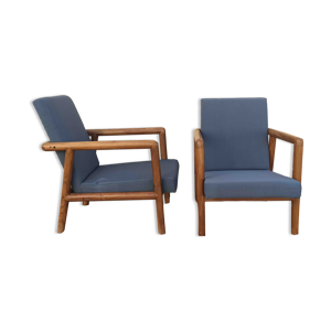 Paire de fauteuils scandinaves