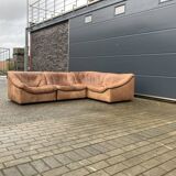 De Sede Ds46 Modulair 5mm Buffel leather NECK Cognac Bruin