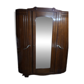 armoire avec miroir au centre