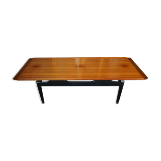 Mid century 'long john' E Gomme for G Plan coffee table teak embonised