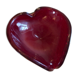 Murano glass cup/ashtray, House Seguso Vetri d'arte years 70-79