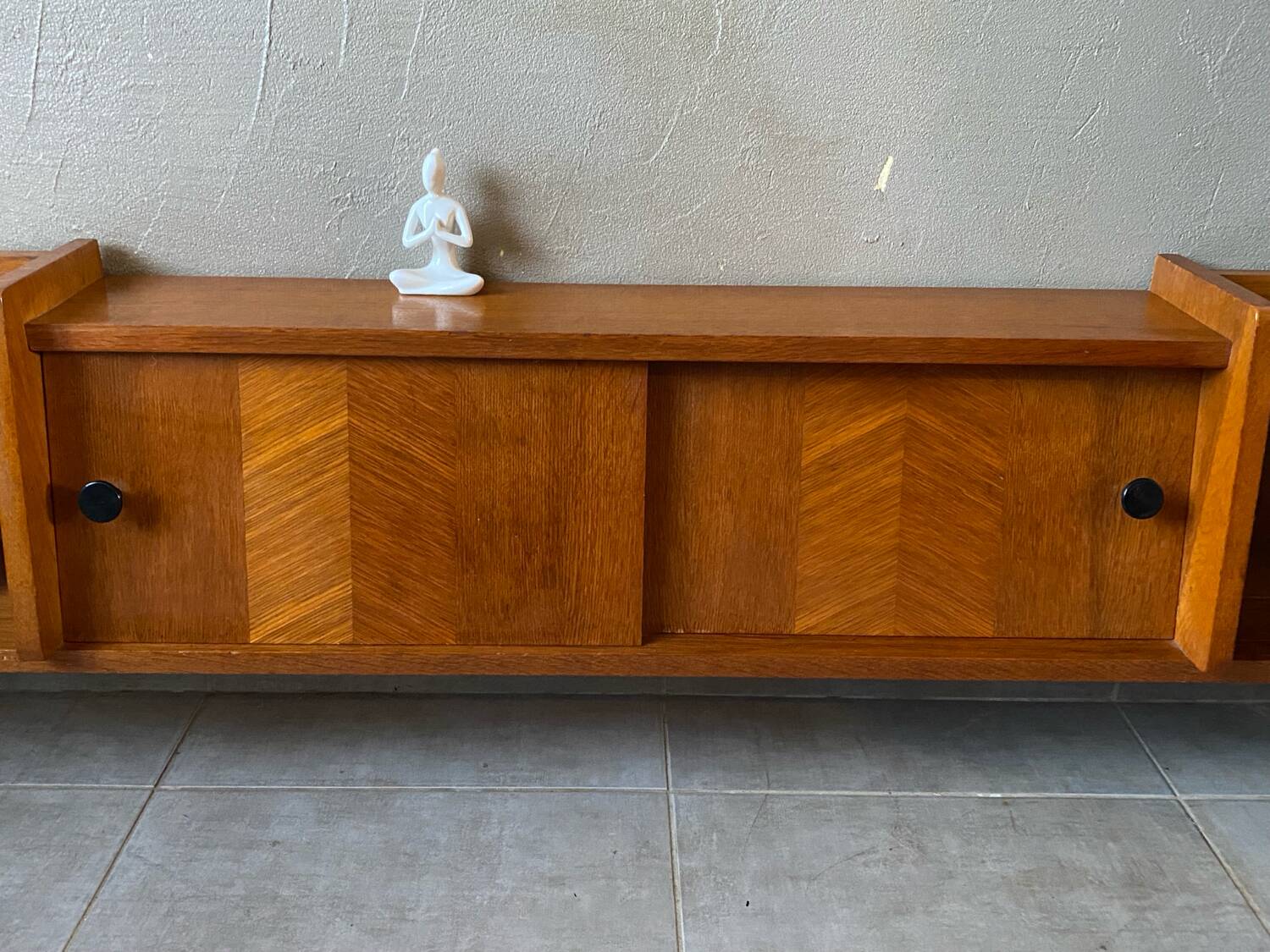 Vintage wooden sideboard from the 60s (shallow)