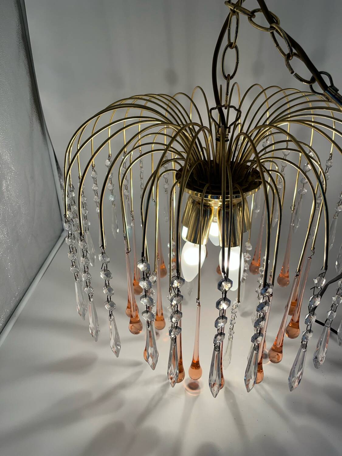 Murano glass wall chandelier