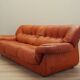 Red leather sofa, Italian design, 1970s, manufacturer: PelleRossi