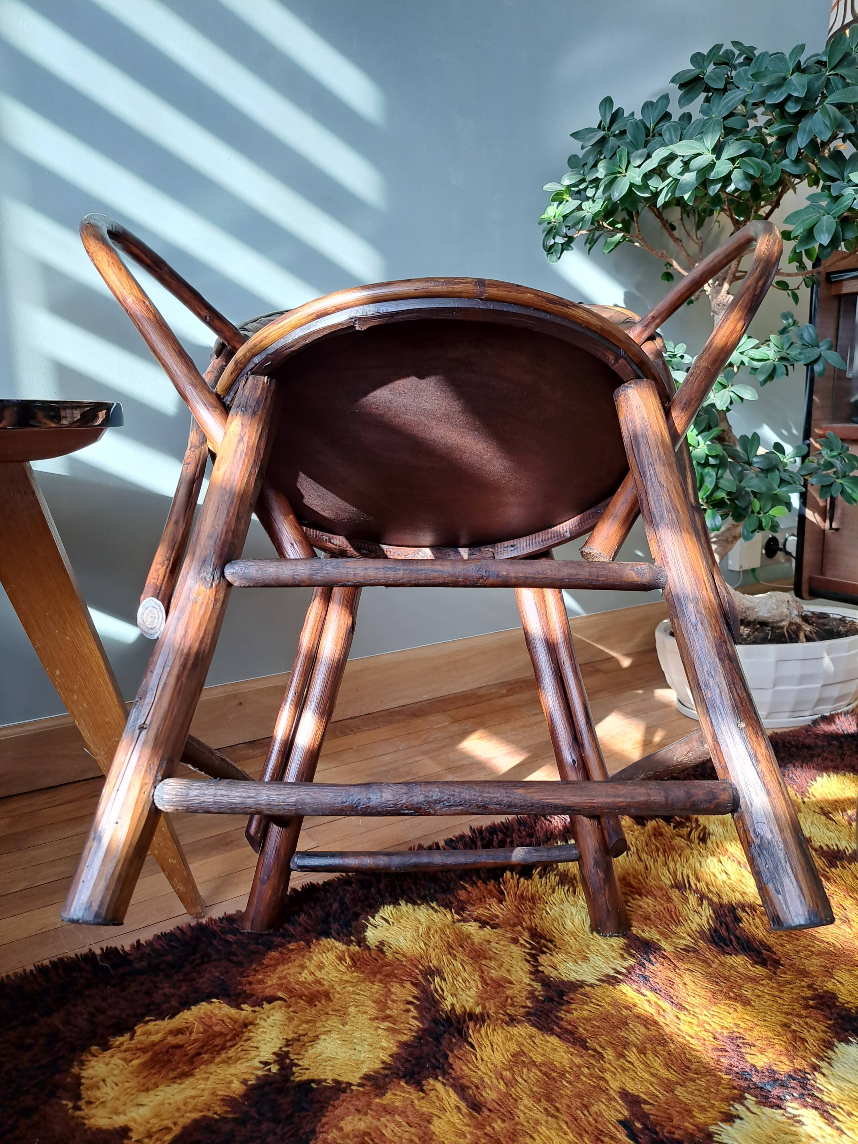 Chestnut armchair from Limousin