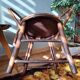 Chestnut armchair from Limousin