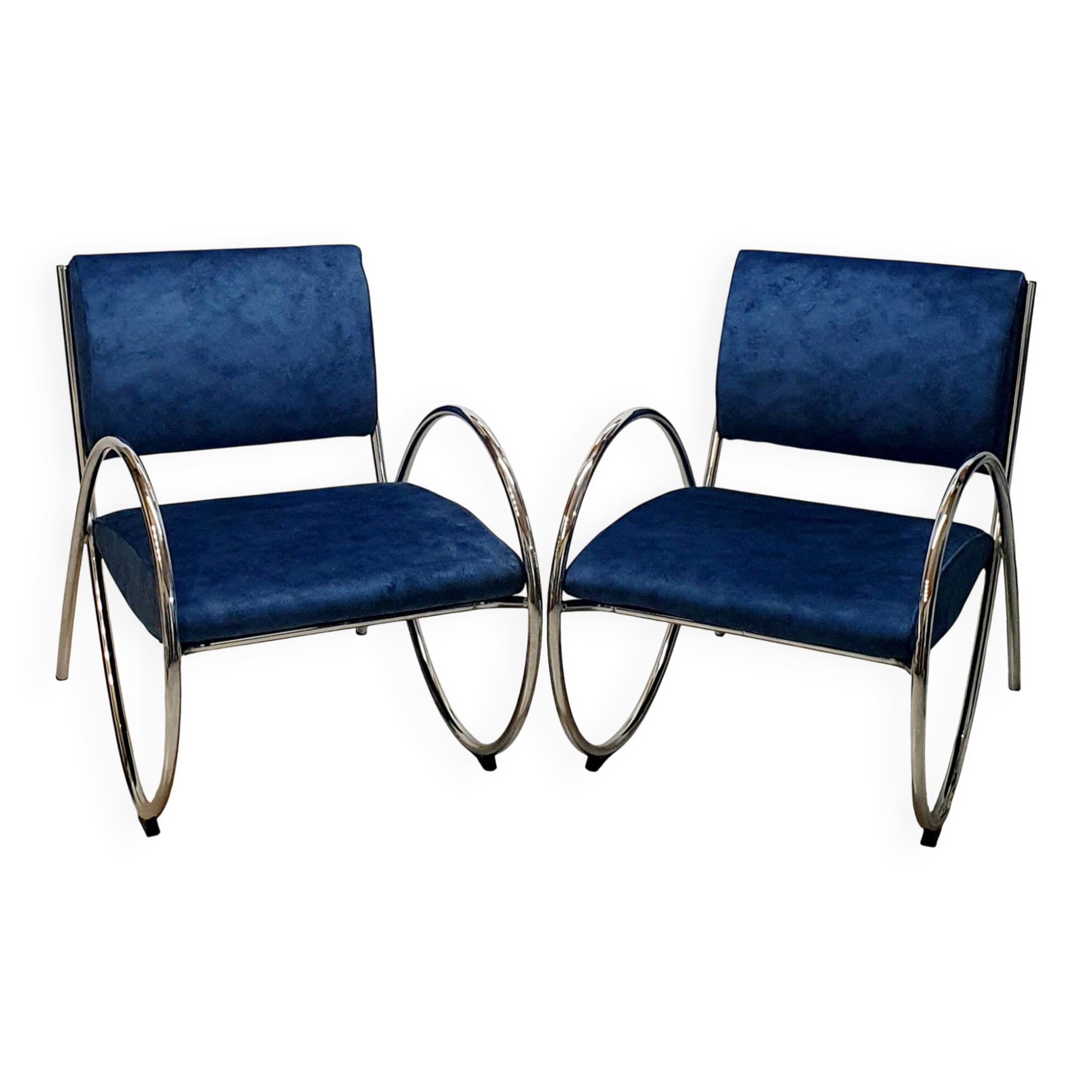 Bauhaus style armchairs from the 80s