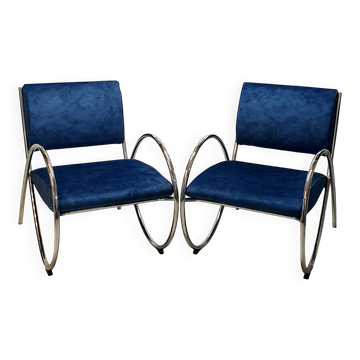 Bauhaus style armchairs from the 80s