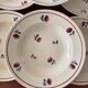 Set of 6 deep plates Badonviller model Jean – Antique crockery