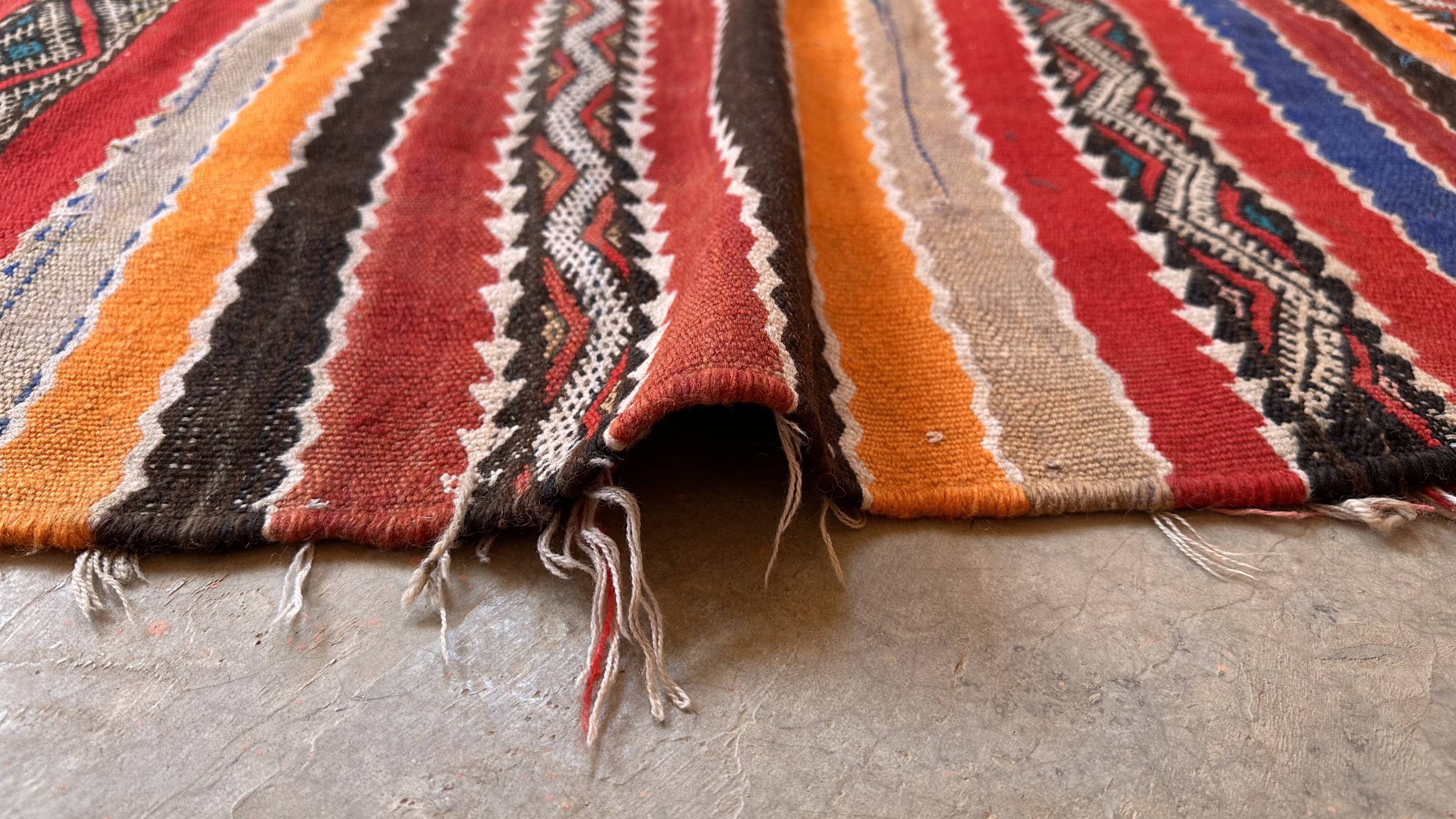 Moroccan kilim zayan rug - 280 x 152 cm