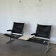 Vintage Eames airport lounge chair – 2 seats with integrated table