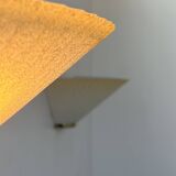 Paire d'appliques vintage coquillage, verre et laiton, France, 1970