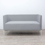 Canapé Kastel Kendo en tissu gris