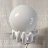 Ceramic and opaline wall lamp - 70's