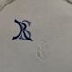 service of 12 old dessert plates in Rigal and Sanejouand faience