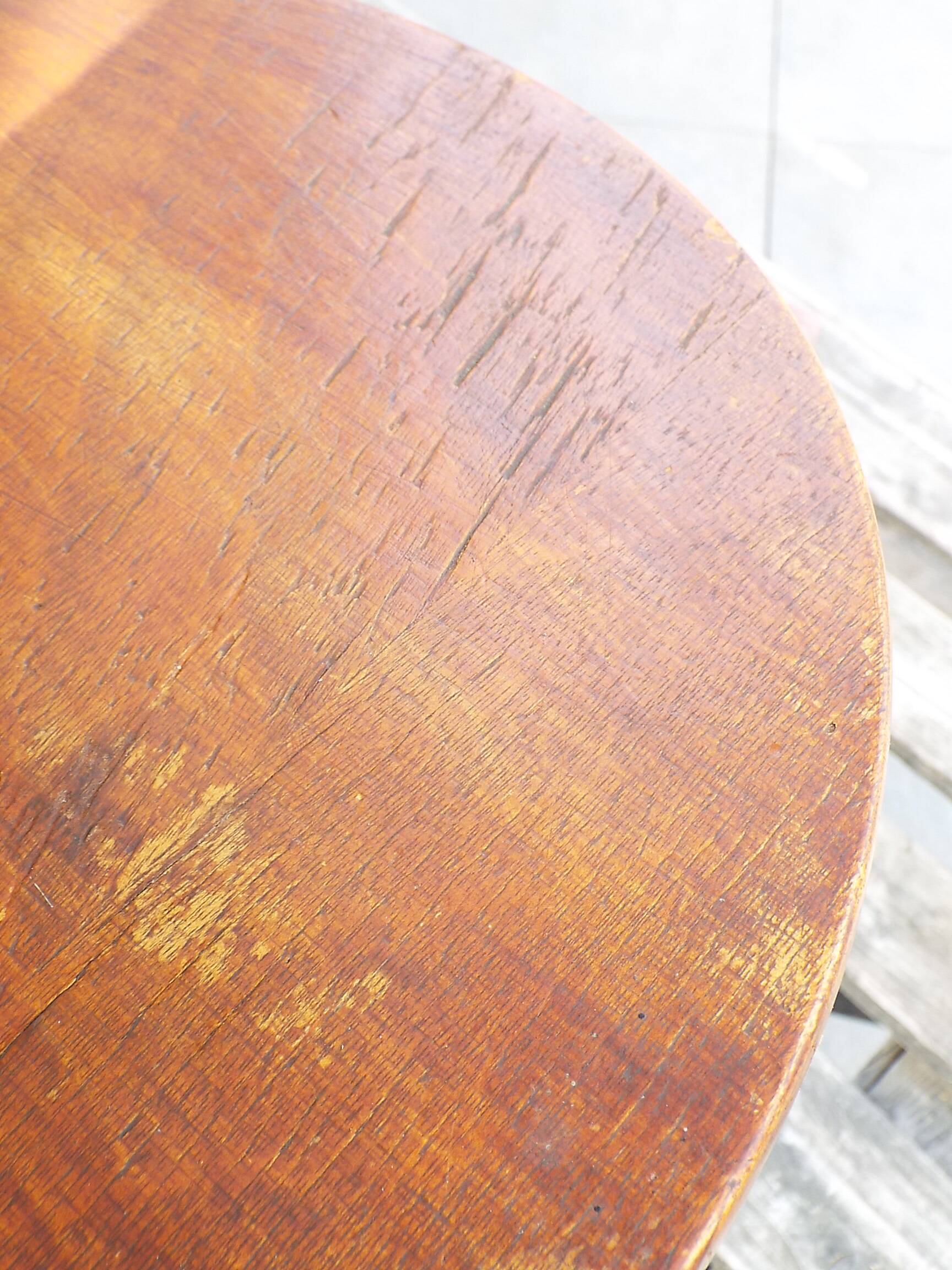 60s tripod end table