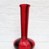 Opalina fiorentina glass vase