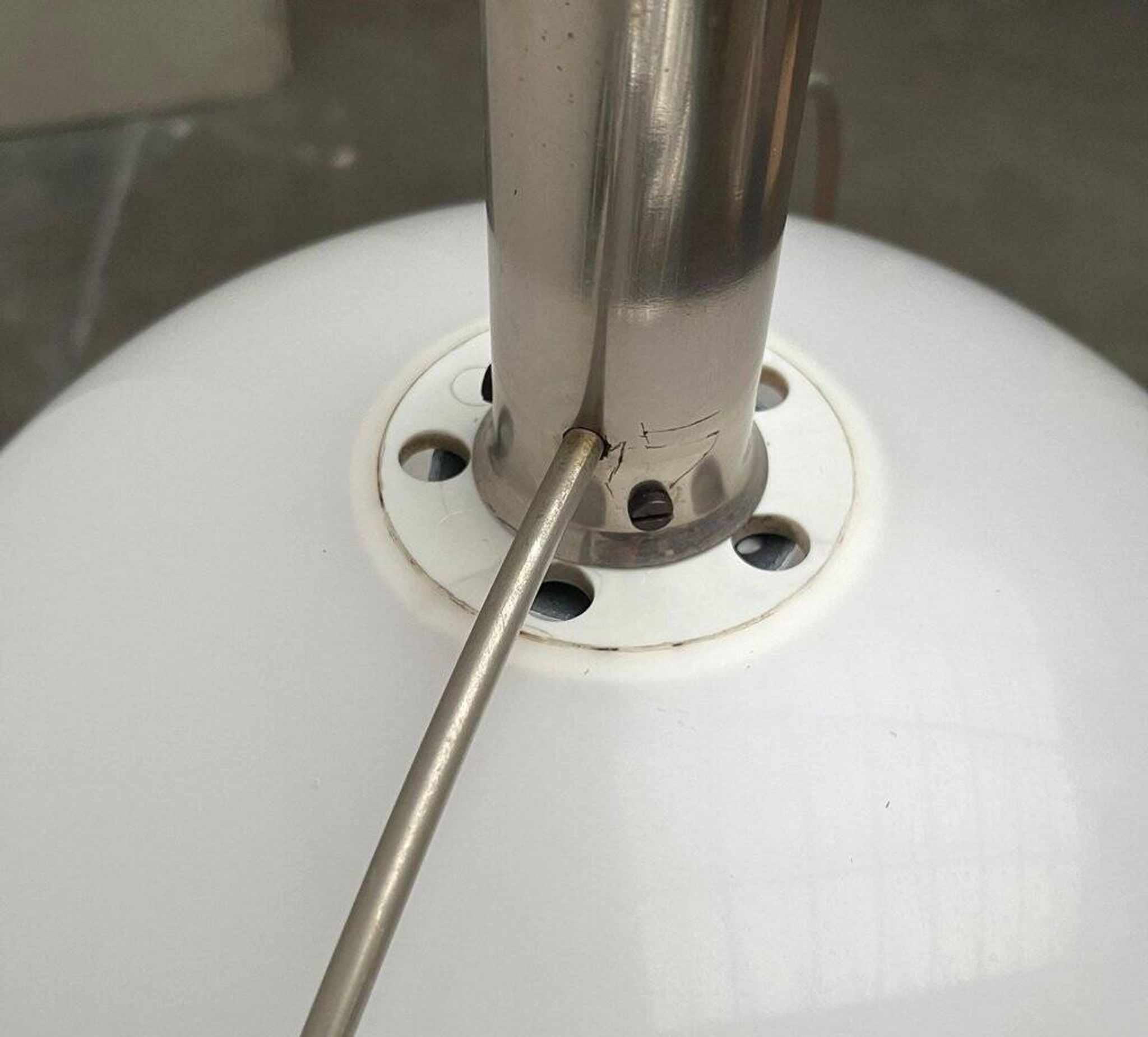 Swiss pendant lamp from the space age of the mid-century by Temde, 1960s
