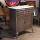 antique dentist's workbench from 1920 in industrial style