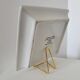 Empty ceramic square pocket after the design of Anne Froget for Jardin d'Ulysse