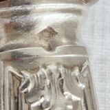 Set of 11 vintage knives, steel blades and silver handles