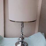 Chrome metal lamp