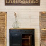 Black patinated Parisian buffet