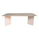 Travertine coffee table