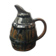 Former digoin ceramics brown shape pitcher