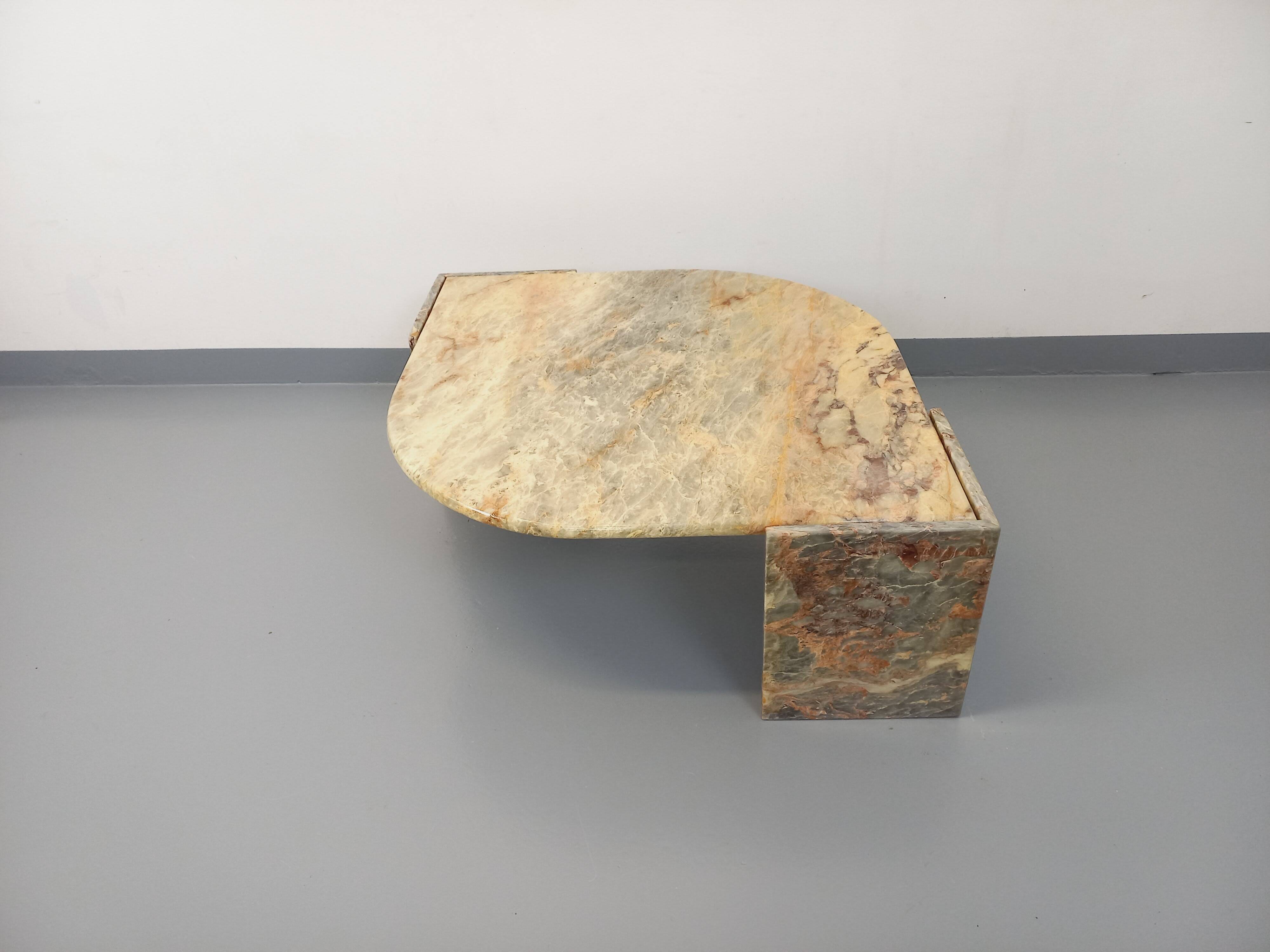 Vintage marble coffee table from the 70s