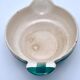 Vintage beige and green checkered service