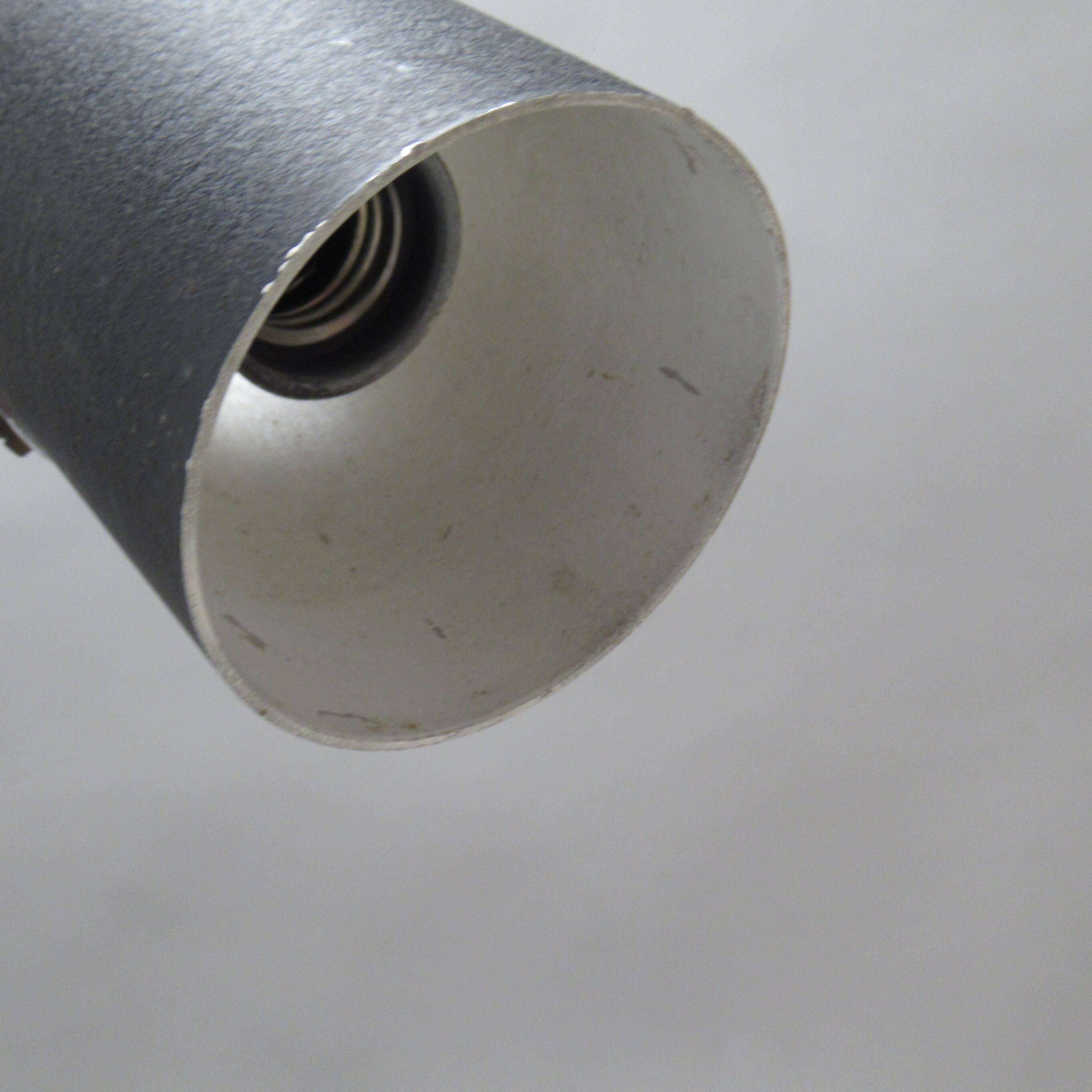 Black articulated desk lamp from the 60s