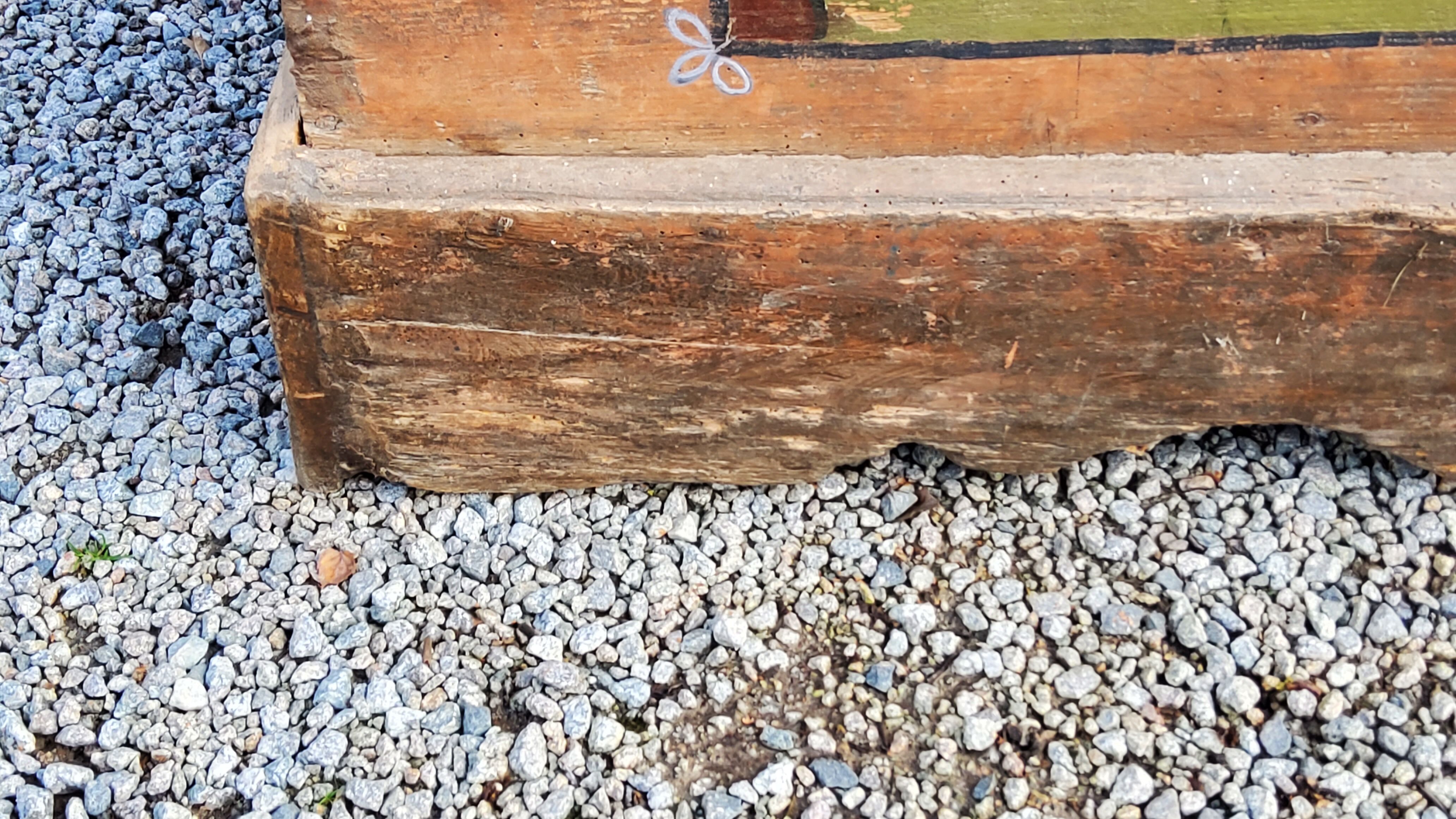 Alsatian polychrome wedding chest eighteenth -nineteenth century