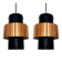 Set of 2 Danish Copper Pendant Lamps