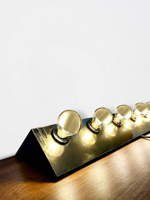 Lampe dorée Guzzini