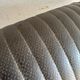 Vintage racing seat in black faux leather