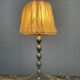 Vintage brushed aluminum lamp