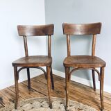Lot of 4 chairs bistro Thonet