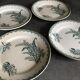 Set of 4 old plates st amandinoise st amand décor muguet