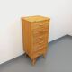 Commode chiffonnier vintage en rotin des années 70